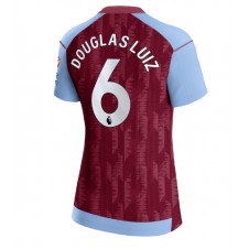 Aston Villa Douglas Luiz #6 Hemmatröja Dam 2023-24 Korta ärmar